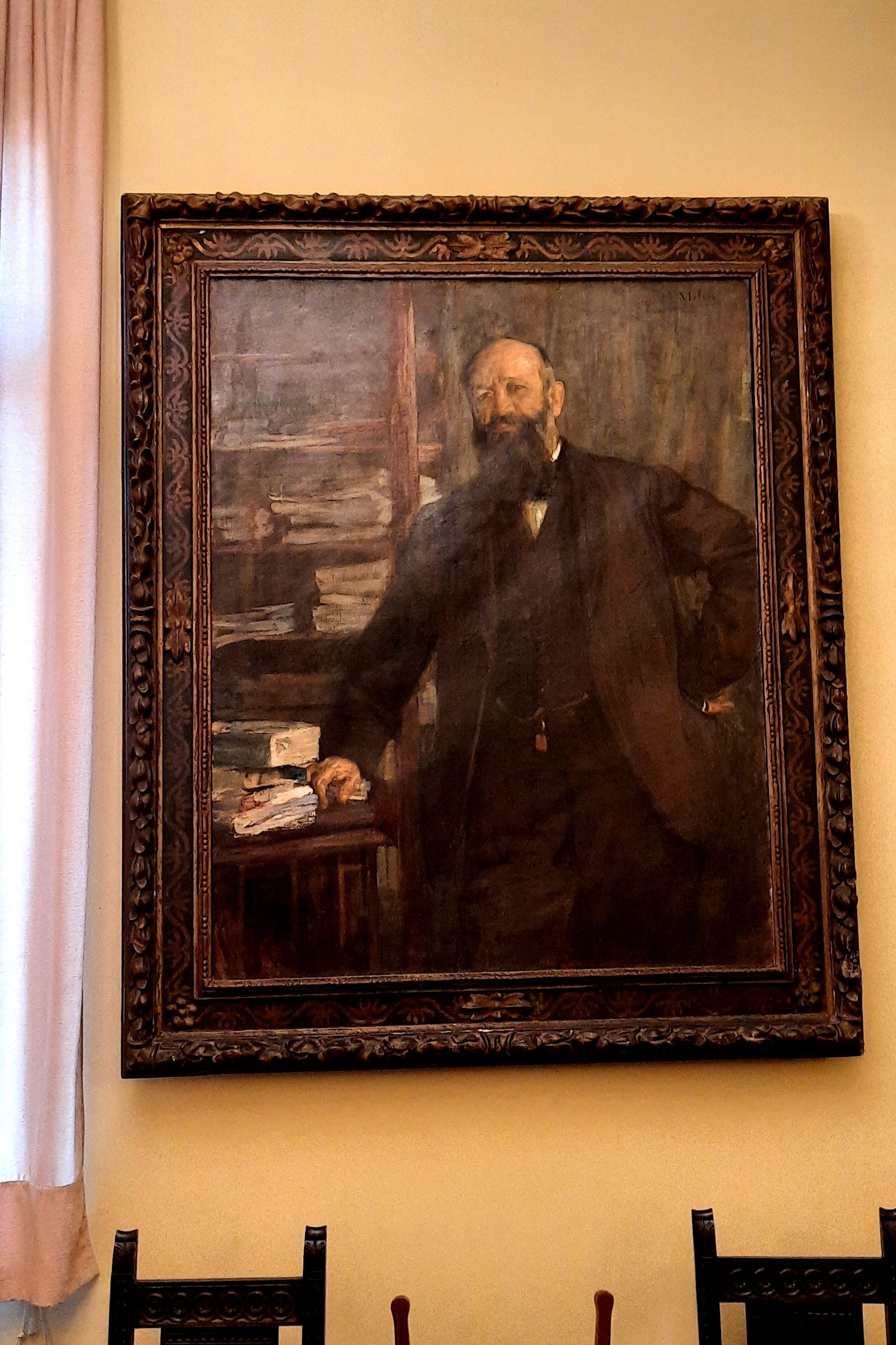Davide Giordano's portrait, Osp SS Giovanni e Paolo, Sc Gr San Marco, Venice.jpg